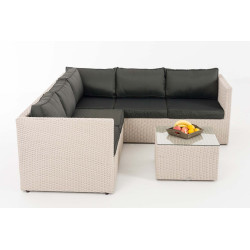 Ecksofa-Garnitur Liberi 5mm Anthrazit