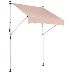 Toldo ajustable Westerly 300x120 cm,Beige