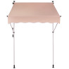 Toldo ajustable Westerly 300x120 cm,Beige