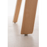 Silla De Visita Kingston Natural/crema