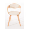 Silla De Visita Kingston Natural/crema