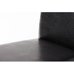 Silla de comedor Ina Marrón,Negro