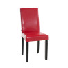 Silla de comedor Ina Rojo,Negro