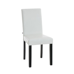 Silla de comedor Ina Blanco,Negro