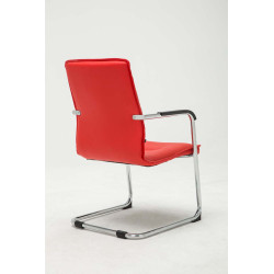 Silla Seattle en Estilo Cantiléver Rojo