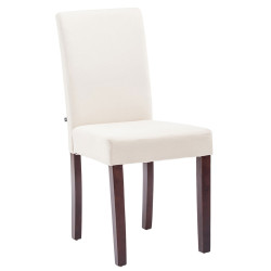 Silla de Comedor Ina en Tela Crema,Cappuccino