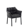 Sillón De Salón Octavia En Tela Gris titanio,Negro