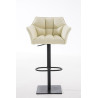 Taburete De Bar Damaso Crema,Negro
