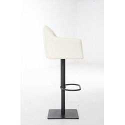Taburete De Bar Damaso Crema,Negro