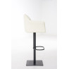 Taburete De Bar Damaso Crema,Negro