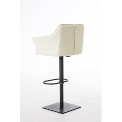 Taburete De Bar Damaso Crema,Negro