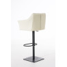 Taburete De Bar Damaso Crema,Negro