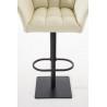 Taburete De Bar Damaso Crema,Negro