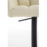 Taburete De Bar Damaso Crema,Negro