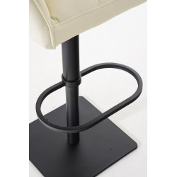 Taburete De Bar Damaso Crema,Negro