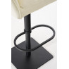 Taburete De Bar Damaso Crema,Negro