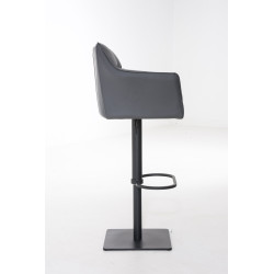 Taburete De Bar Damaso Gris,Negro