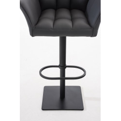 Taburete De Bar Damaso Gris,Negro