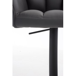 Taburete De Bar Damaso Gris,Negro