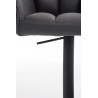 Taburete De Bar Damaso Gris,Negro