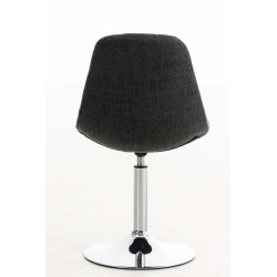 Silla Lounge Emil en Tela Gris oscuro
