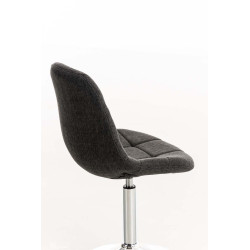 Silla Lounge Emil en Tela Gris oscuro