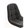 Silla Lounge Emil en Tela Gris oscuro
