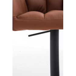 Taburete De Bar Damaso Marrón claro,Negro