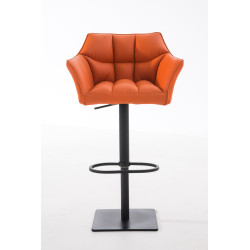 Taburete De Bar Damaso Naranja,Negro