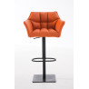 Taburete De Bar Damaso Naranja,Negro