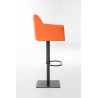 Taburete De Bar Damaso Naranja,Negro