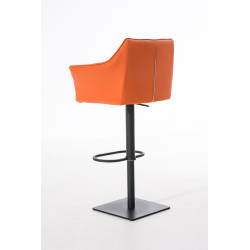 Taburete De Bar Damaso Naranja,Negro