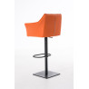 Taburete De Bar Damaso Naranja,Negro