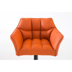 Taburete De Bar Damaso Naranja,Negro