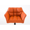 Taburete De Bar Damaso Naranja,Negro