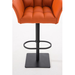 Taburete De Bar Damaso Naranja,Negro