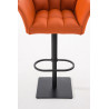 Taburete De Bar Damaso Naranja,Negro