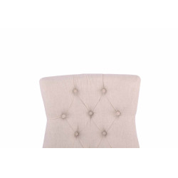 Silla De Comedor Aberdeen En Tela Crema,Antiguo claro