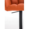Taburete De Bar Damaso Naranja,Negro