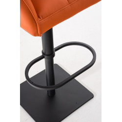 Taburete De Bar Damaso Naranja,Negro