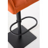 Taburete De Bar Damaso Naranja,Negro
