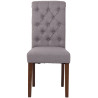 Silla de comedor Lisburn Gris,Tela
