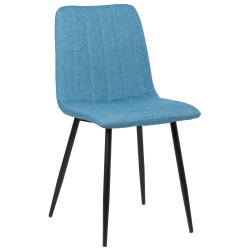 Silla De Comedor Dijon Tela,Azul