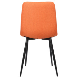 Silla De Comedor Dijon Tela,Naranja