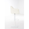 Taburete De Bar Damaso Crema,Blanco