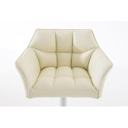 Taburete De Bar Damaso Crema,Blanco