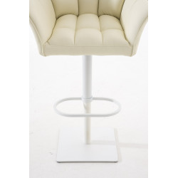 Taburete De Bar Damaso Crema,Blanco