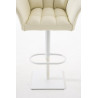 Taburete De Bar Damaso Crema,Blanco