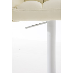 Taburete De Bar Damaso Crema,Blanco