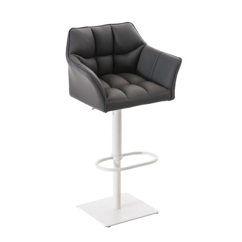Taburete De Bar Damaso Gris,Blanco